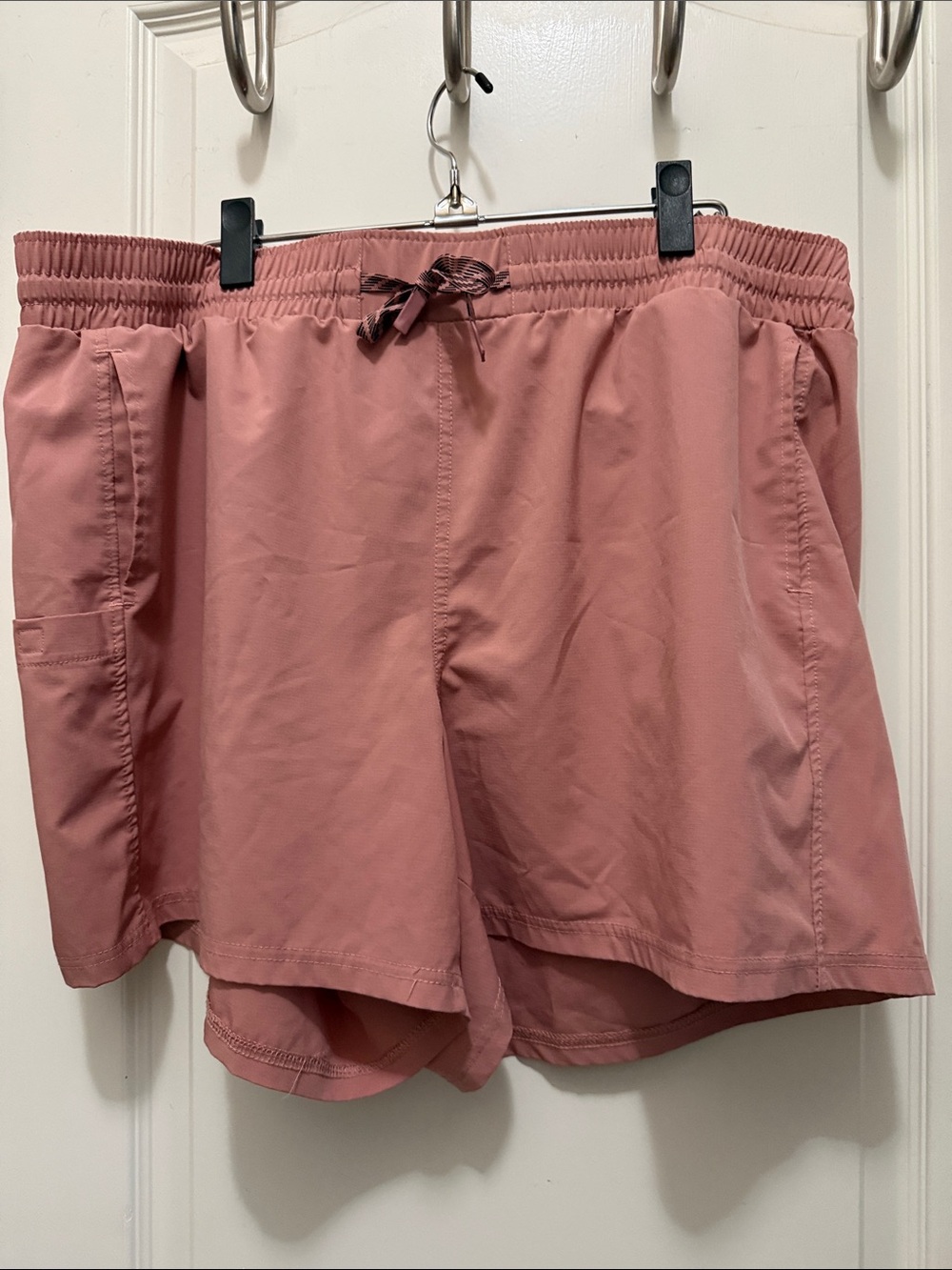 Women's 2XL Pacific Rim Dusty Rose Athletic Shorts Summer Plus Size Lightweight
